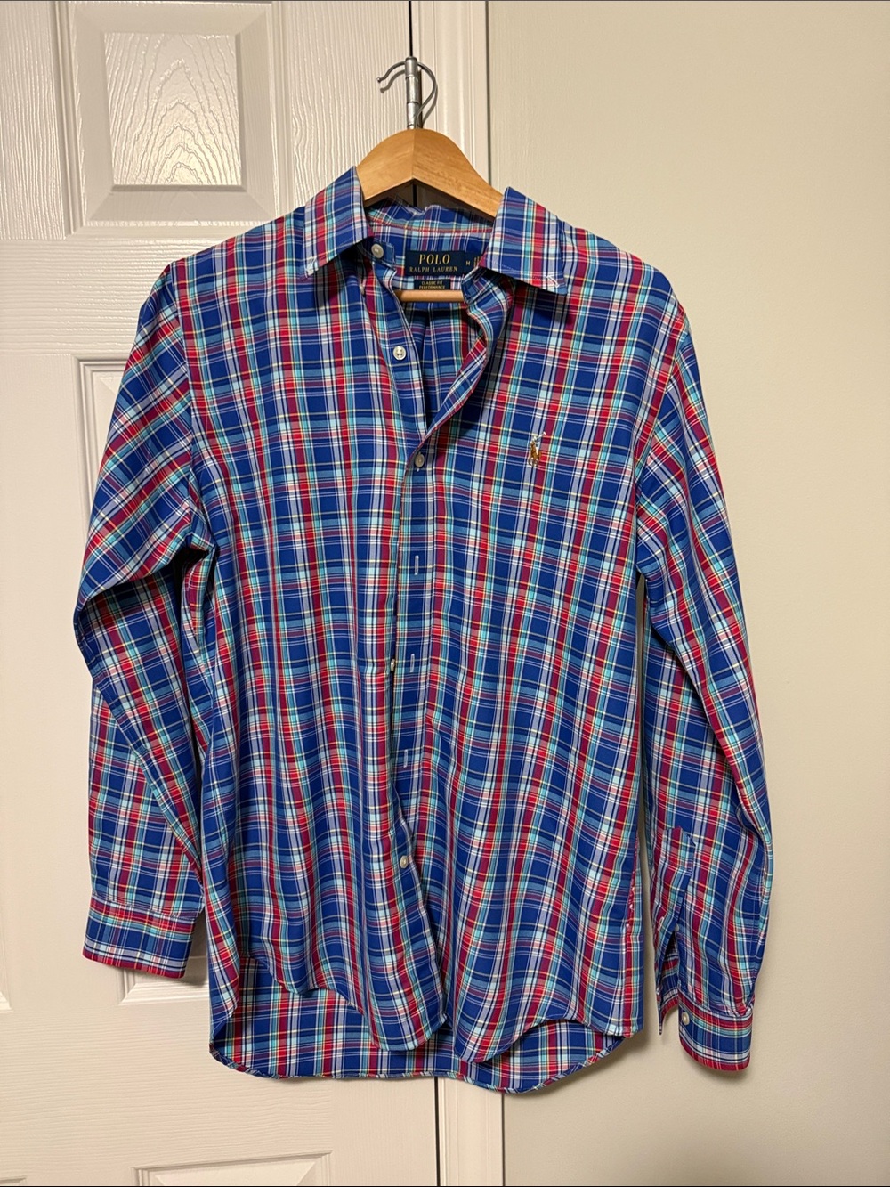 Polo by Ralph Lauren Red & Blue Plaid Button-Down Shirt